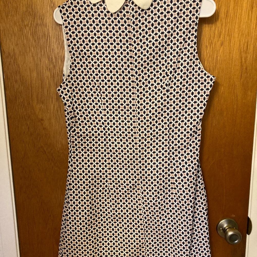 Ducks In A Row Geometric Mod Mini Shift Dress - image 3